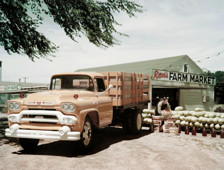  GMC 370 Stake Truck 1958 года  (фото 3 из 5)